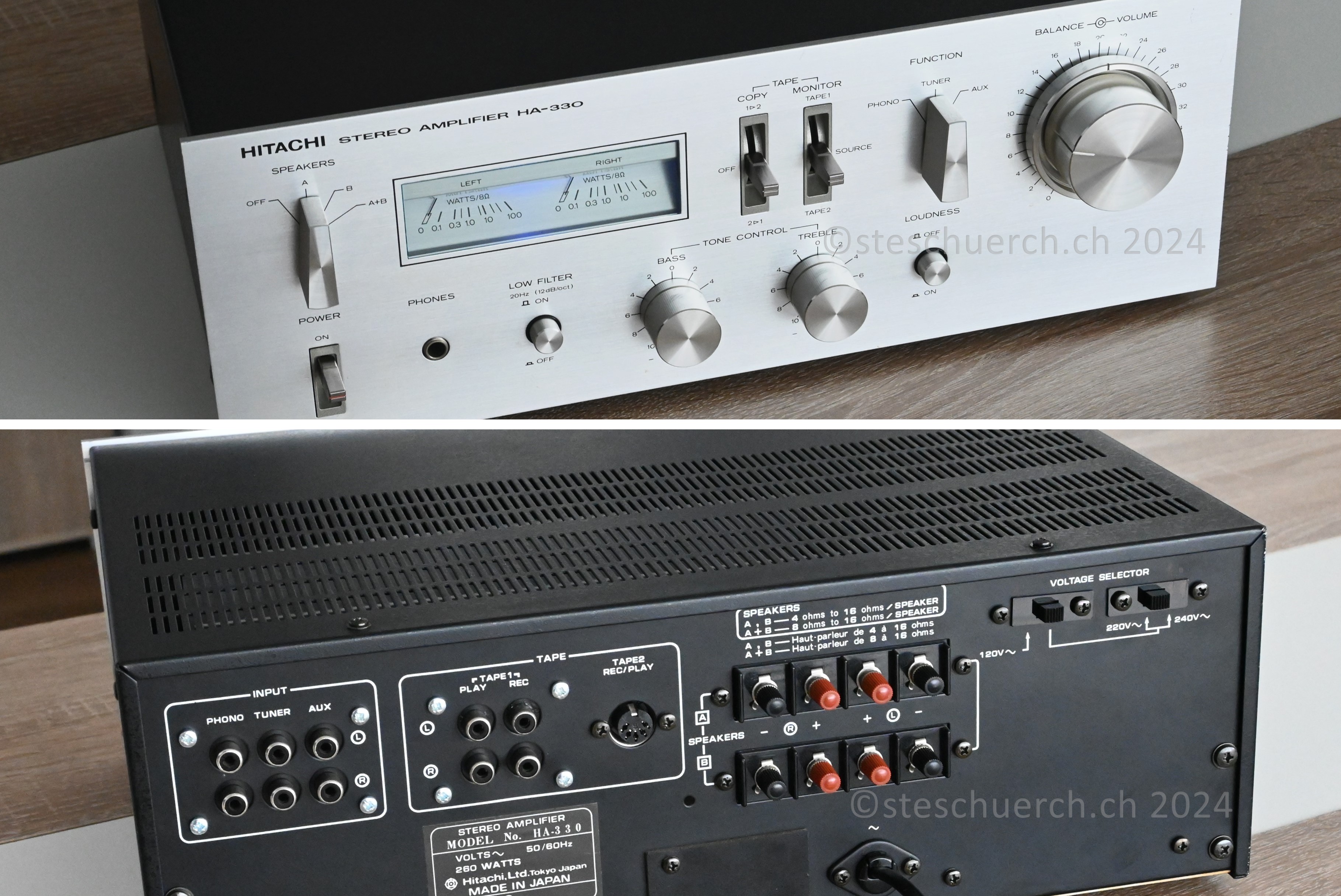 Bild 8 Hitachi HA-330 Stereo Amplifier (1977)