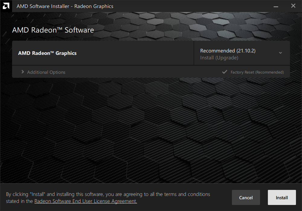 AMD-Radeon Software installed