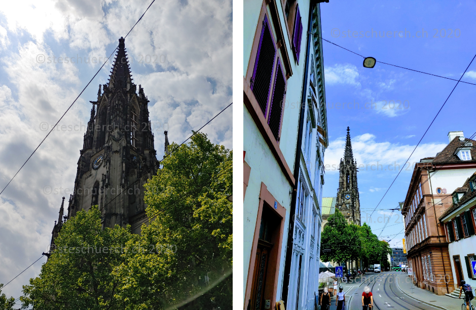 Elisabethen Church in the center of Basel