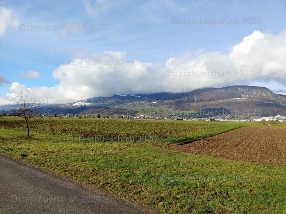 Moving clouds over the Jura region